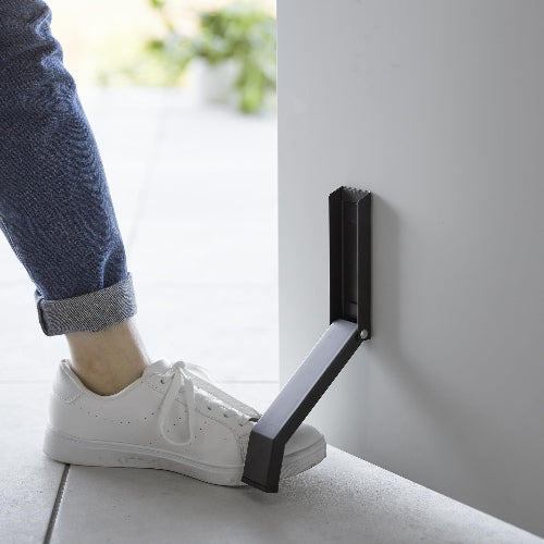 マグネット折り畳みドアストッパー(ブラック)