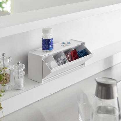 マグネットお薬＆サプリメント収納ケース（ホワイト）