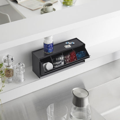 マグネットお薬＆サプリメント収納ケース（ブラック）