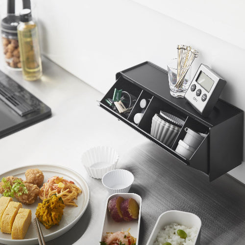 マグネットお薬＆サプリメント収納ケース（ブラック）