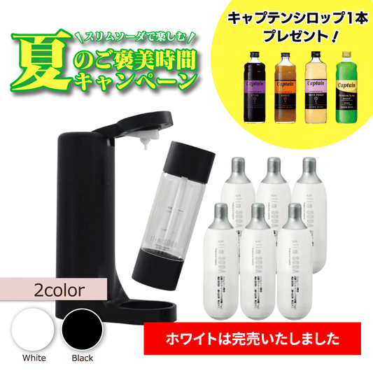 【夏のご褒美セット】スリムソーダミニ6本セット（シロップつき）
