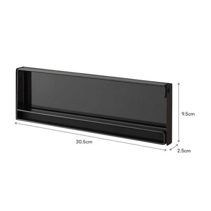 片手でカット マグネットキッチンペーパーホルダー(ブラック)