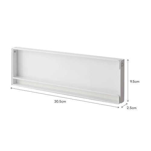 片手でカット マグネットキッチンペーパーホルダー(ホワイト)