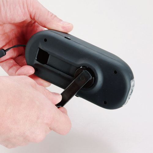 蓄光ダイナモ式充電ラジオライト