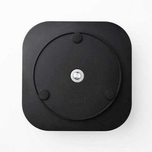 回転式収納ラック スクエア(ブラック)