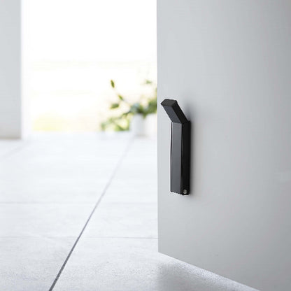 マグネット折り畳みドアストッパー（ブラック）