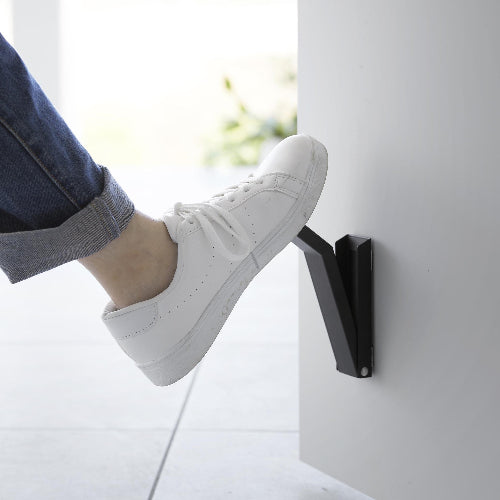 マグネット折り畳みドアストッパー（ブラック）