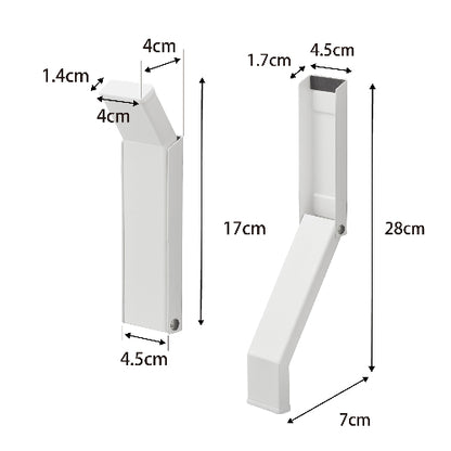 マグネット折り畳みドアストッパー（ホワイト）