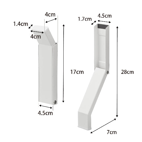 マグネット折り畳みドアストッパー（ホワイト）