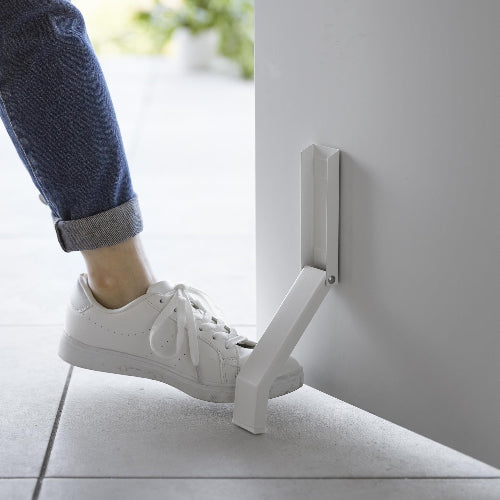 マグネット折り畳みドアストッパー（ホワイト）